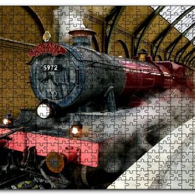 Cakapuzzle Harry Potter Hogwarts Express Buharlı Tren Mdf 500 Parça Puzzle