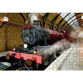 Cakapuzzle Harry Potter Hogwarts Express Buharlı Tren Mdf 500 Parça Puzzle