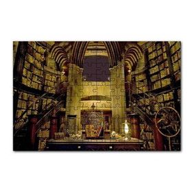 Cakapuzzle Harry Potter Kütüphane Gizli Çömlekçi Cadı 120 Parça Ahşap Puzzle