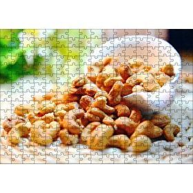 Cakapuzzle Hasır Üzerinde Kaseden Dökülen Kajular 120 Parça Ahşap Puzzle