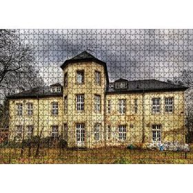 Cakapuzzle Hayaletli Terkedilmiş Şato 120 Parça Ahşap Puzzle