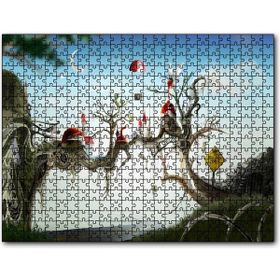 Cakapuzzle Hayaller Ülkesi Şatolar Arasındaki Köprü Mdf 1000 Parça Puzzle