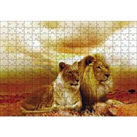 Cakapuzzle Hayat Arkadaşları 120 Parça Ahşap Puzzle