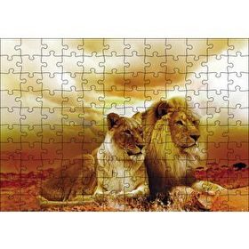 Cakapuzzle Hayat Arkadaşları 120 Parça Ahşap Puzzle