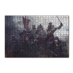 Cakapuzzle Hayat Feodaldir At Zırh Savaş Görseli 120 Parça Ahşap Puzzle