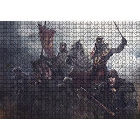 Cakapuzzle Hayat Feodaldir At Zırh Savaş Görseli 120 Parça Ahşap Puzzle