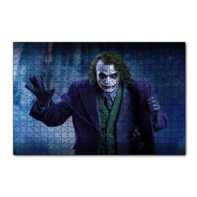 Cakapuzzle Heath Ledger Joker Ceket Aksesuarı Pimi Görseli 120 Parça Ahşap Puzzle