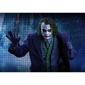Cakapuzzle Heath Ledger Joker Ceket Aksesuarı Pimi Görseli Mdf 1000 Parça Puzzle