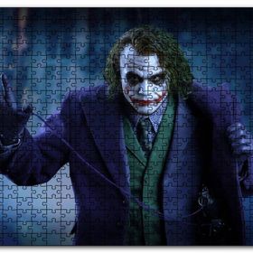 Cakapuzzle Heath Ledger Joker Ceket Aksesuarı Pimi Görseli Mdf 500 Parça Puzzle