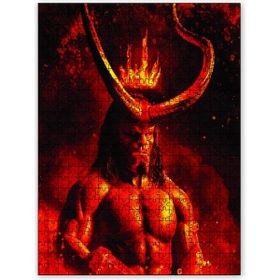 Cakapuzzle Hellboy Alevden Taç Görseli Ahşap 255 Parça Puzzle