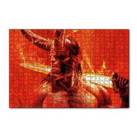 Cakapuzzle Hellboy Cehennem Meleği 120 Parça Ahşap Puzzle