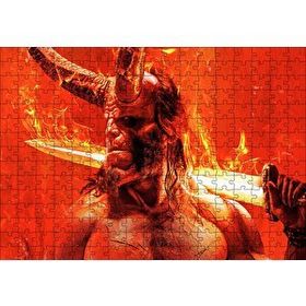 Cakapuzzle Hellboy Cehennem Meleği 120 Parça Ahşap Puzzle
