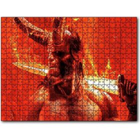 Cakapuzzle Hellboy Cehennem Meleği Ahşap 1000 Parça Puzzle