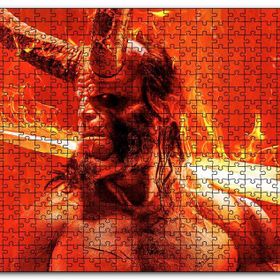 Cakapuzzle Hellboy Cehennem Meleği Ahşap 500 Parça Puzzle