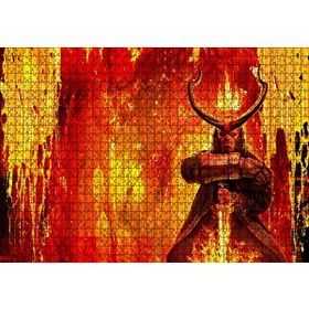 Cakapuzzle Hellboy Lav Yağmuru Ahşap 1000 Parça Puzzle
