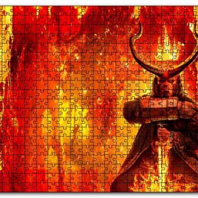Cakapuzzle Hellboy Lav Yağmuru Ahşap 500 Parça Puzzle
