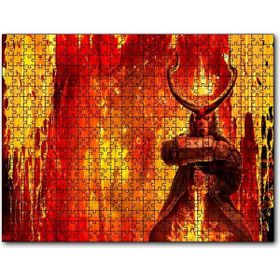 Cakapuzzle Hellboy Lav Yağmuru Ahşap 500 Parça Puzzle