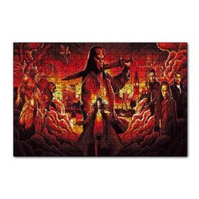 Cakapuzzle Hellboy ve Cehennem Tebası 120 Parça Ahşap Puzzle