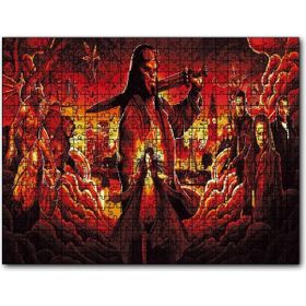 Cakapuzzle Hellboy ve Cehennem Tebası Ahşap 1000 Parça Puzzle