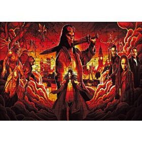 Cakapuzzle Hellboy ve Cehennem Tebası Mdf 120 Parça Puzzle