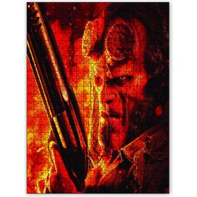 Cakapuzzle Hellboy With Shotgun Ahşap 255 Parça Puzzle
