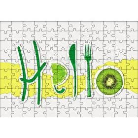 Cakapuzzle Hello Foods 120 Parça Ahşap Puzzle