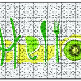 Cakapuzzle Hello Foods Mdf 120 Parça Puzzle