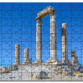 Cakapuzzle Herkül Tapınağı Kalıntıları Sütunlar Mdf 500 Parça Puzzle
