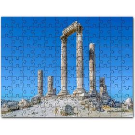 Cakapuzzle Herkül Tapınağı Kalıntıları Sütunlar Mdf 500 Parça Puzzle