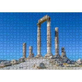 Cakapuzzle Herkül Tapınağı Kalıntıları Sütunlar Mdf 500 Parça Puzzle