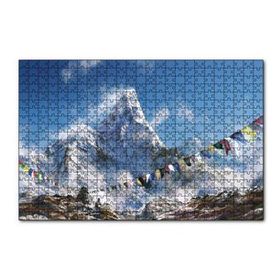 Cakapuzzle Himalayalarda Dua Bayrakları 120 Parça Ahşap Puzzle