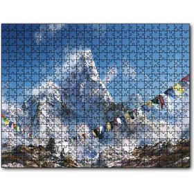 Cakapuzzle Himalayalarda Dua Bayrakları Mdf 1000 Parça Puzzle