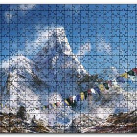Cakapuzzle Himalayalarda Dua Bayrakları Mdf 500 Parça Puzzle