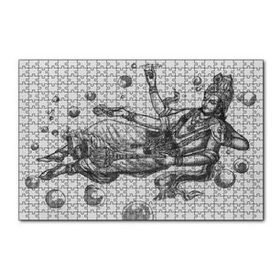 Cakapuzzle Hindu Tanrısı Vishnu Karakalem 120 Parça Ahşap Puzzle