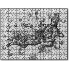 Cakapuzzle Hindu Tanrısı Vishnu Karakalem Mdf 1000 Parça Puzzle