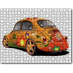 Cakapuzzle Hippi Tosbağa Mdf 120 Parça Puzzle