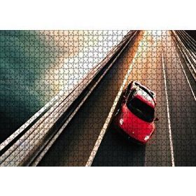 Cakapuzzle Hız Yapan Ferrari Ahşap 1000 Parça Puzzle