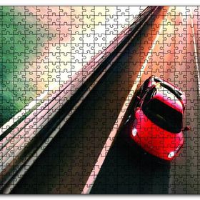 Cakapuzzle Hız Yapan Ferrari Mdf 255 Parça Puzzle