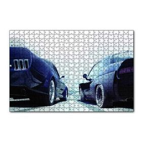 Cakapuzzle Hızlı ve Öfkeli 8 Drag Araçları 120 Parça Ahşap Puzzle