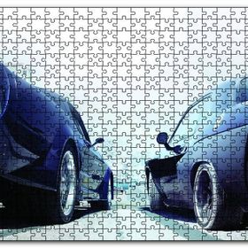 Cakapuzzle Hızlı ve Öfkeli 8 Drag Araçları Mdf 120 Parça Puzzle