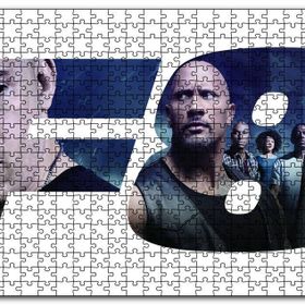 Cakapuzzle Hızlı ve Öfkeli 8 F8 Kahramanlar Mdf 120 Parça Puzzle