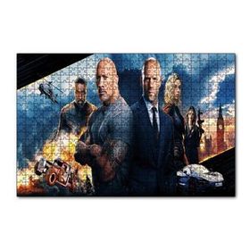 Cakapuzzle Hızlı ve Öfkeli 8 Kadro 120 Parça Ahşap Puzzle