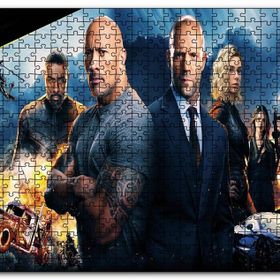 Cakapuzzle Hızlı ve Öfkeli 8 Kadro Ahşap 1000 Parça Puzzle