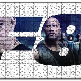 Cakapuzzle Hızlı ve Öfkeli 8 Tüm Kahramanlar Mdf 120 Parça Puzzle