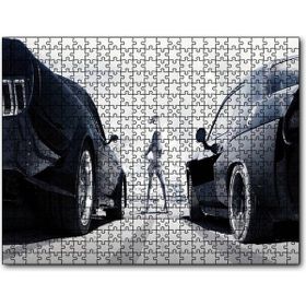 Cakapuzzle Hızlı ve Öfkeli Drag Başlıyor Görsel Mdf 1000 Parça Puzzle
