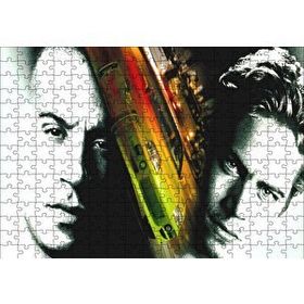 Cakapuzzle Hızlı Ve Öfkeli Film Afişi 120 Parça Ahşap Puzzle