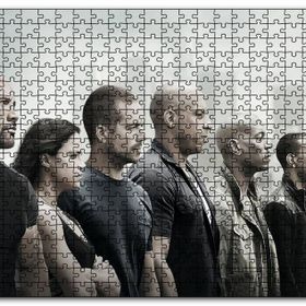 Cakapuzzle Hızlı ve Öfkeli Full Cast Afiş Mdf 1000 Parça Puzzle