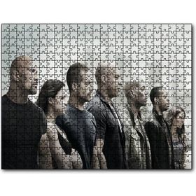 Cakapuzzle Hızlı ve Öfkeli Full Cast Afiş Mdf 1000 Parça Puzzle
