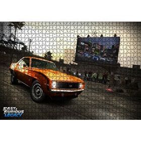Cakapuzzle Hızlı ve Öfkeli Turuncu Ss 1000 Parça Puzzle