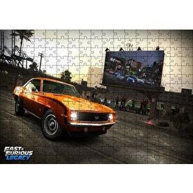 Cakapuzzle Hızlı ve Öfkeli Turuncu SS 120 Parça Ahşap Puzzle